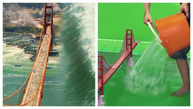 Most Famous Movies Before And After Special Effects (vfx)