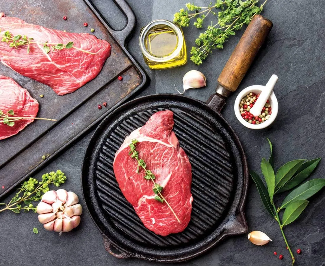 meat raking