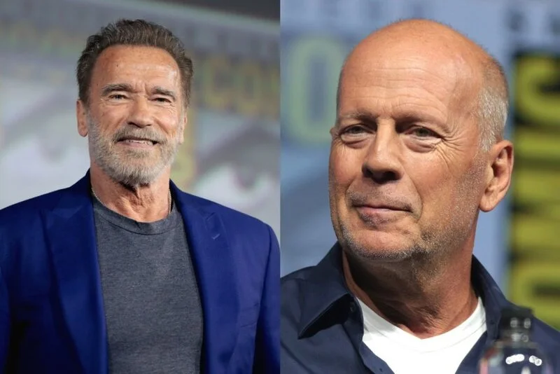 Bruce Willis and Arnold Schwarzenegger starred alongside one another in 'The Expendables'