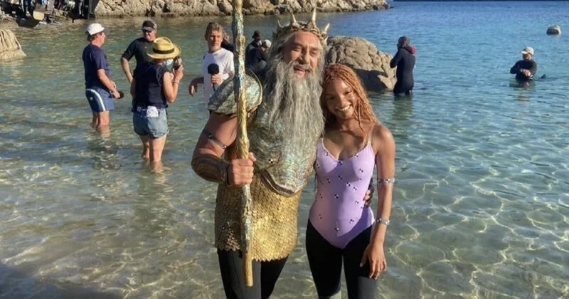 Behind The Scenes Of The Little Mermaid Was Shared By Halle Bailey On Twitter