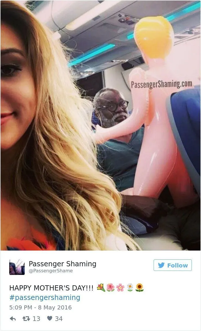 Hilarious Photos on Planes